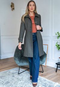 Barbara green coat