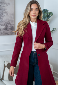 Laura strawberry coat