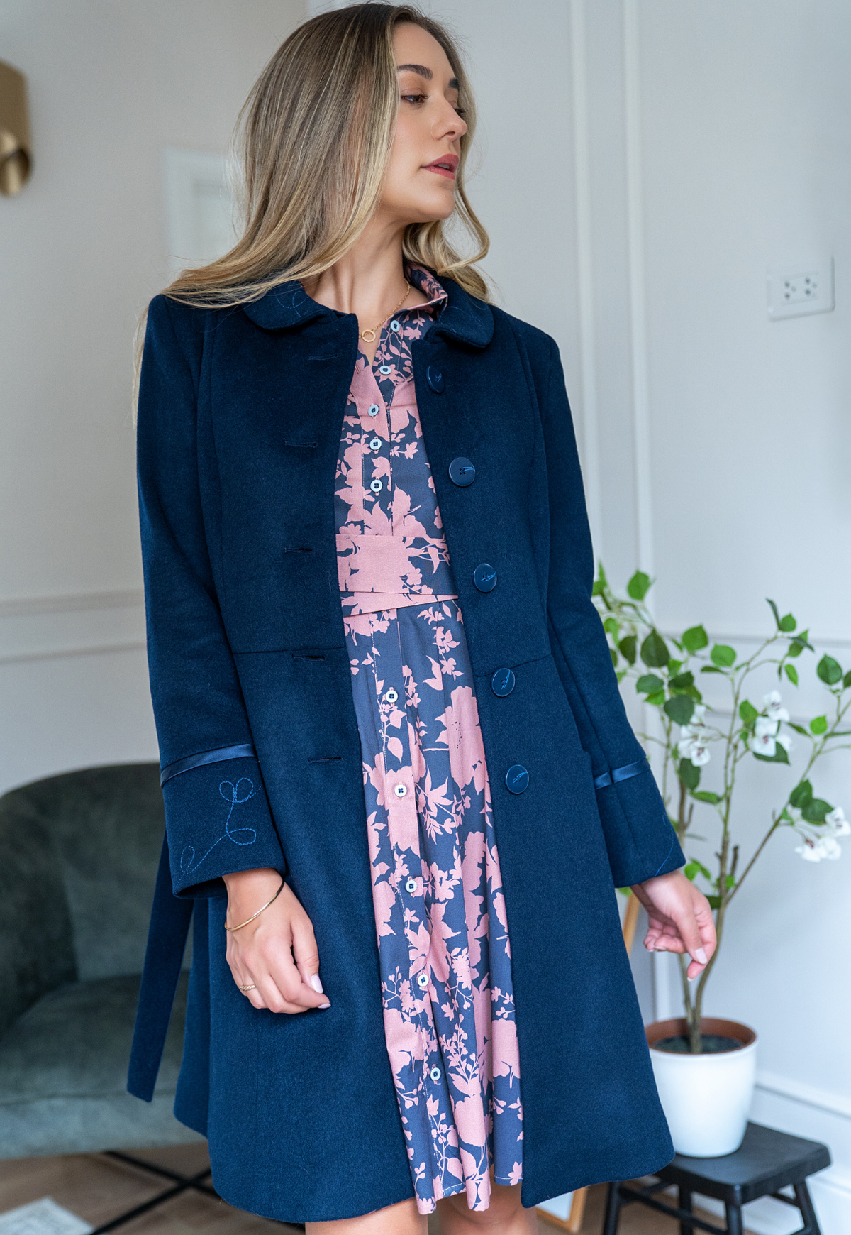 Pamela Blue coat