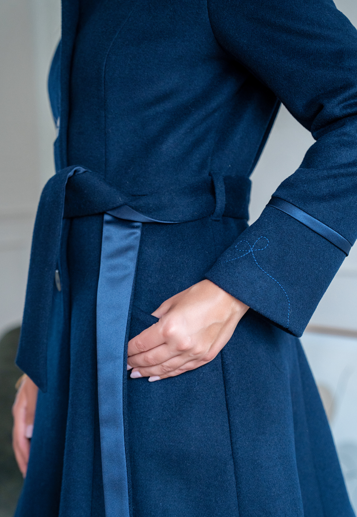 Pamela Blue coat