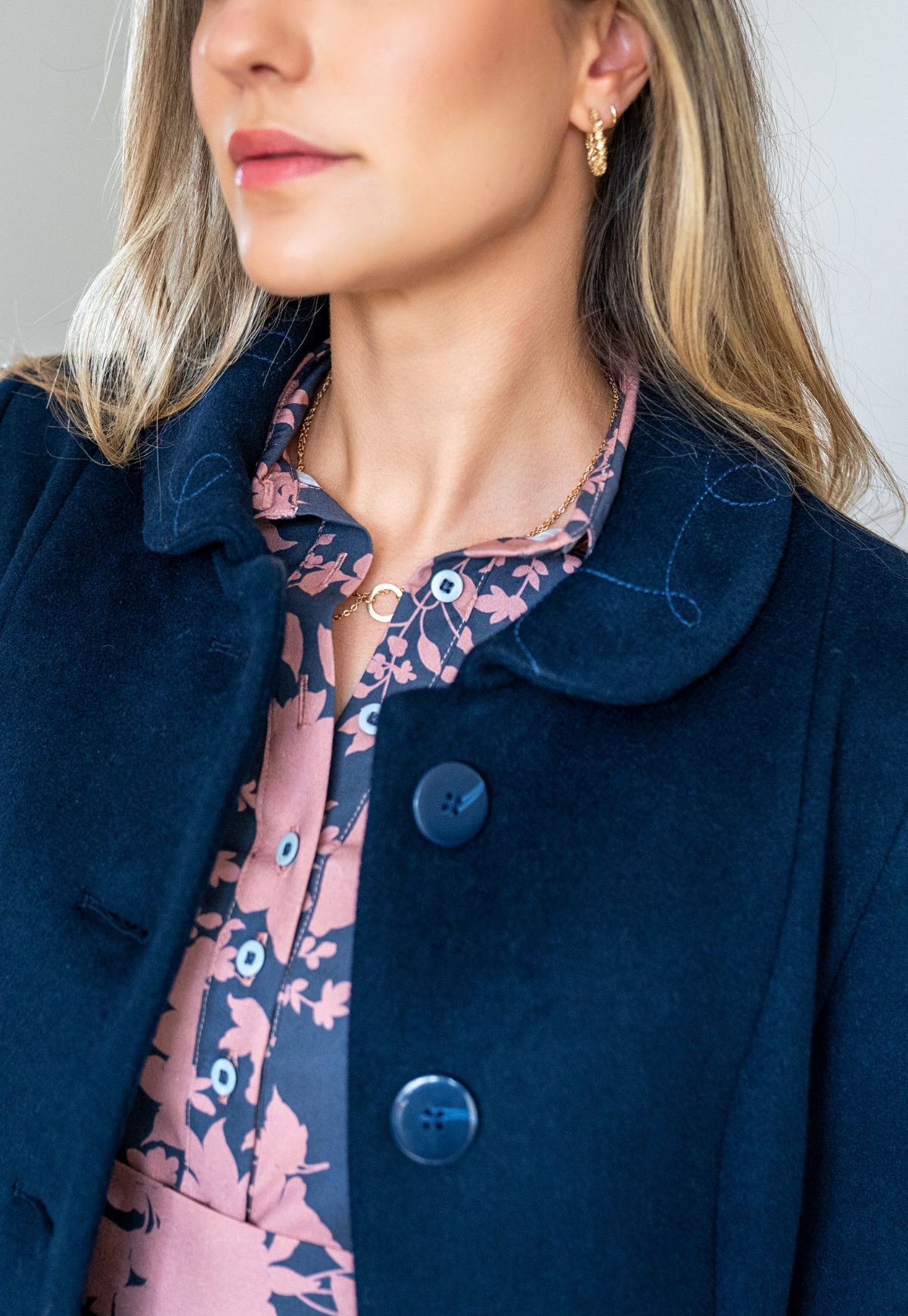 Pamela Blue coat