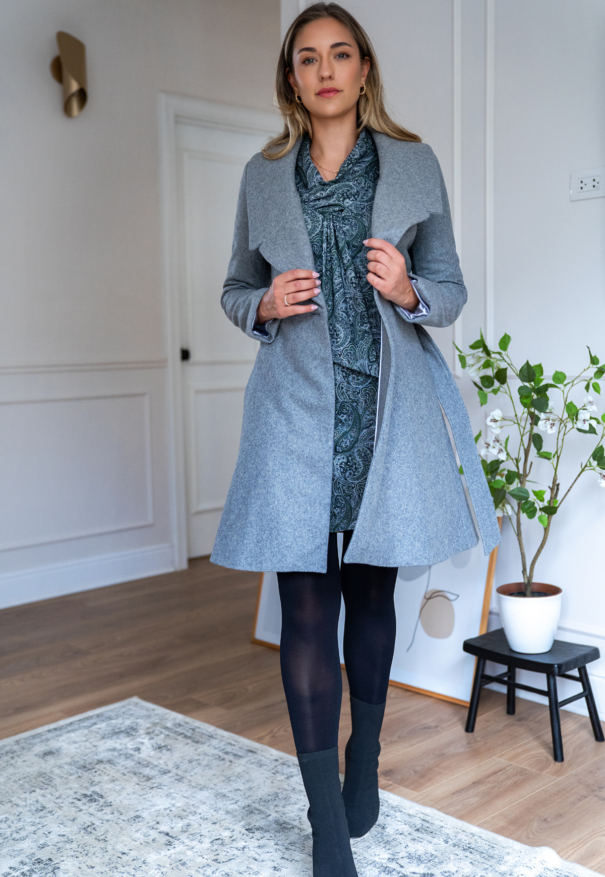 Charlotte grey coat