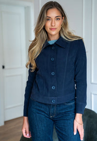 Afrika Azul Cropped Jacket