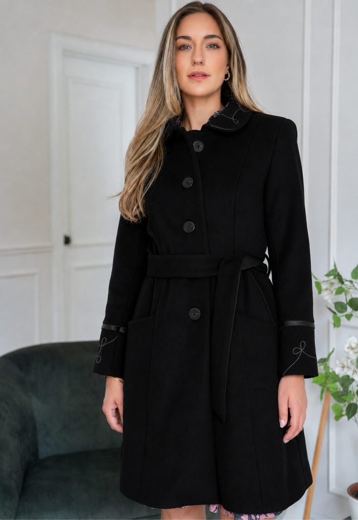 Pamela black coat