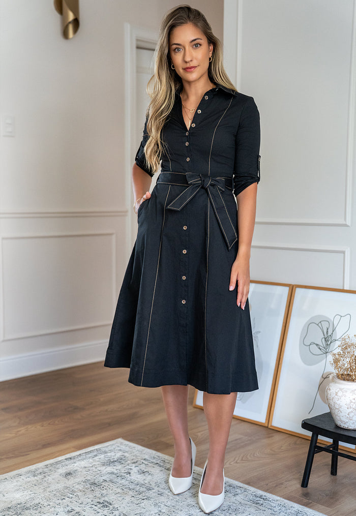 Juliana Black Dress