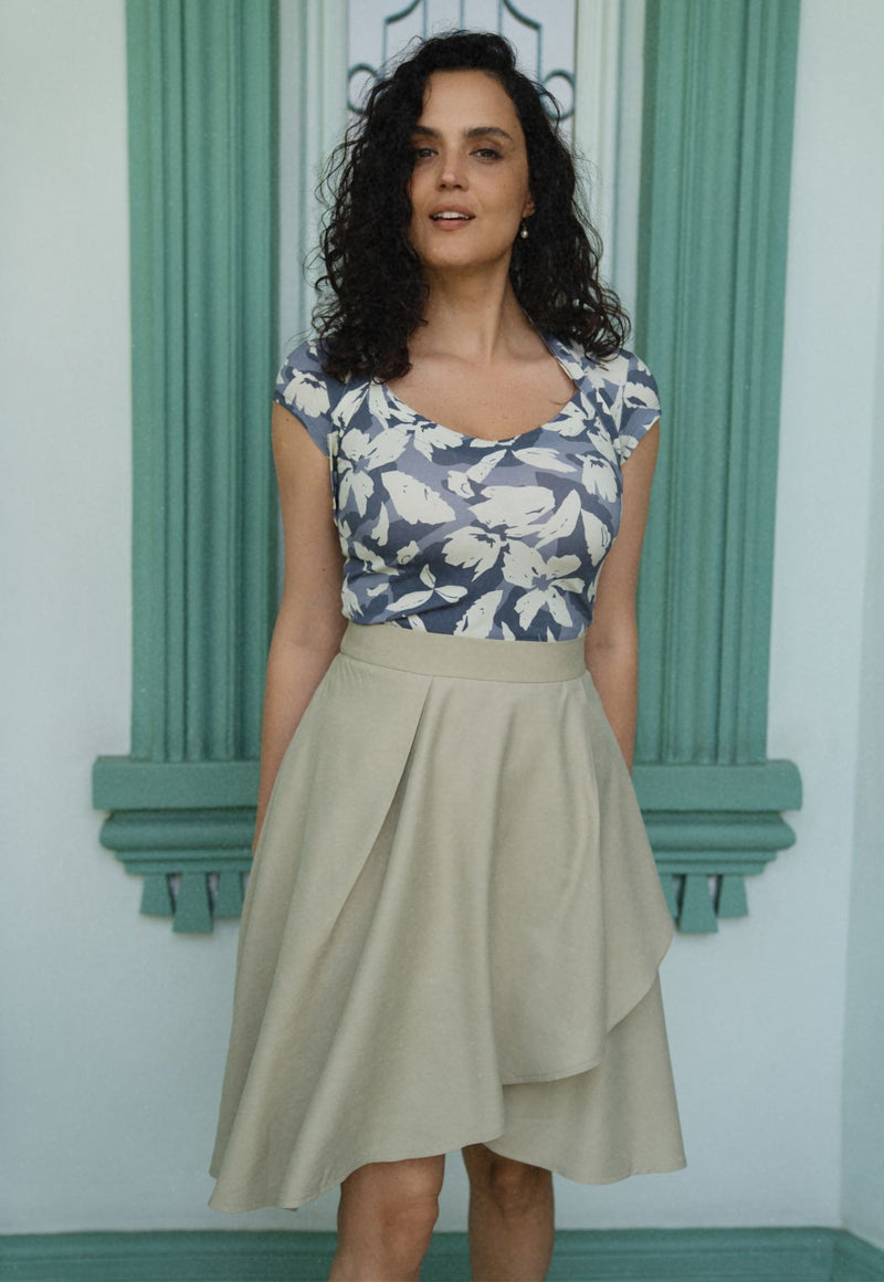 Jupe verte avril