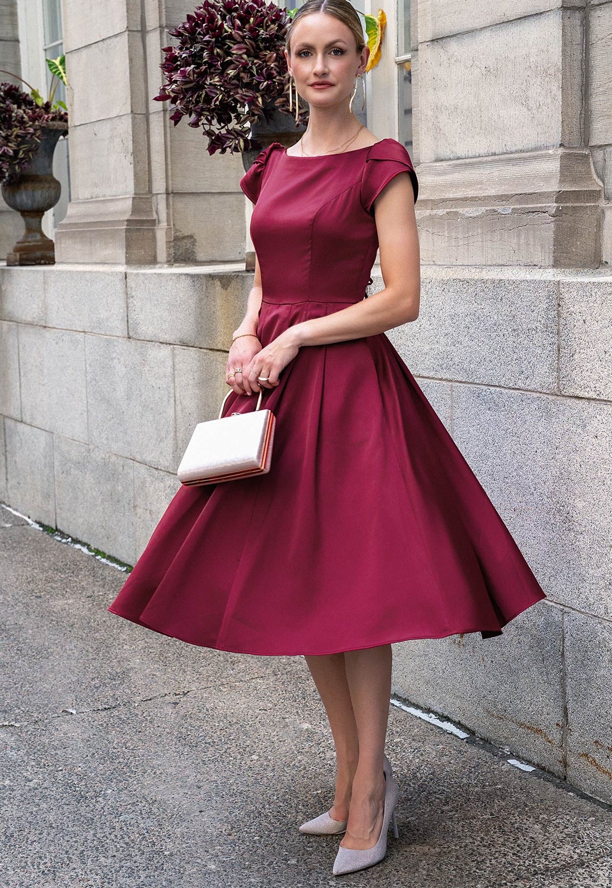 Marcela Cherry Red Dress