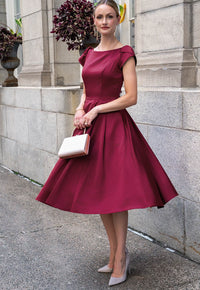 Marcela Cherry Red Dress