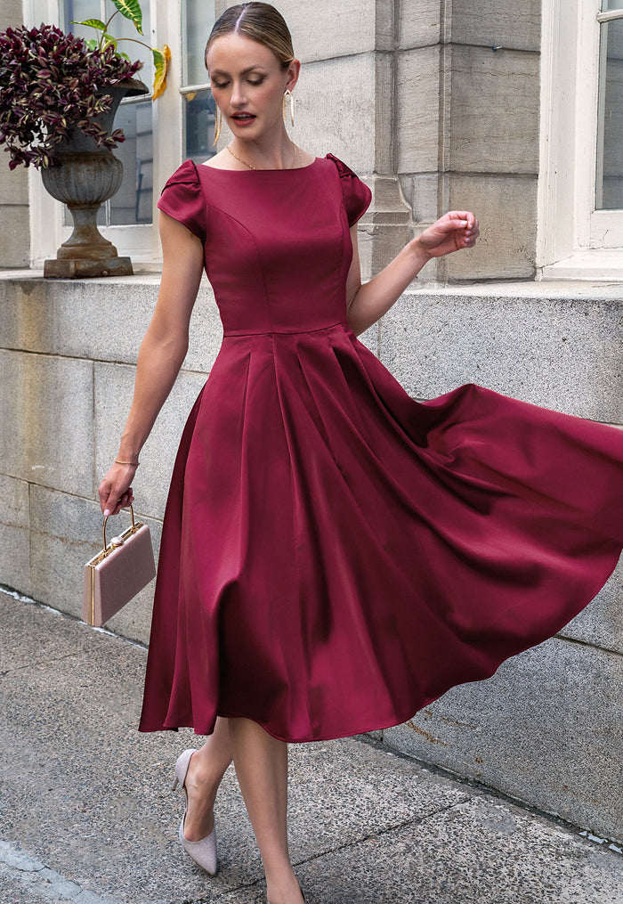 Marcela Cherry Red Dress