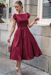 Marcela Cherry Red Dress