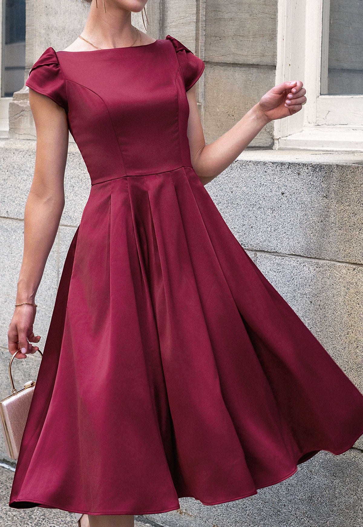 Marcela Cherry Red Dress