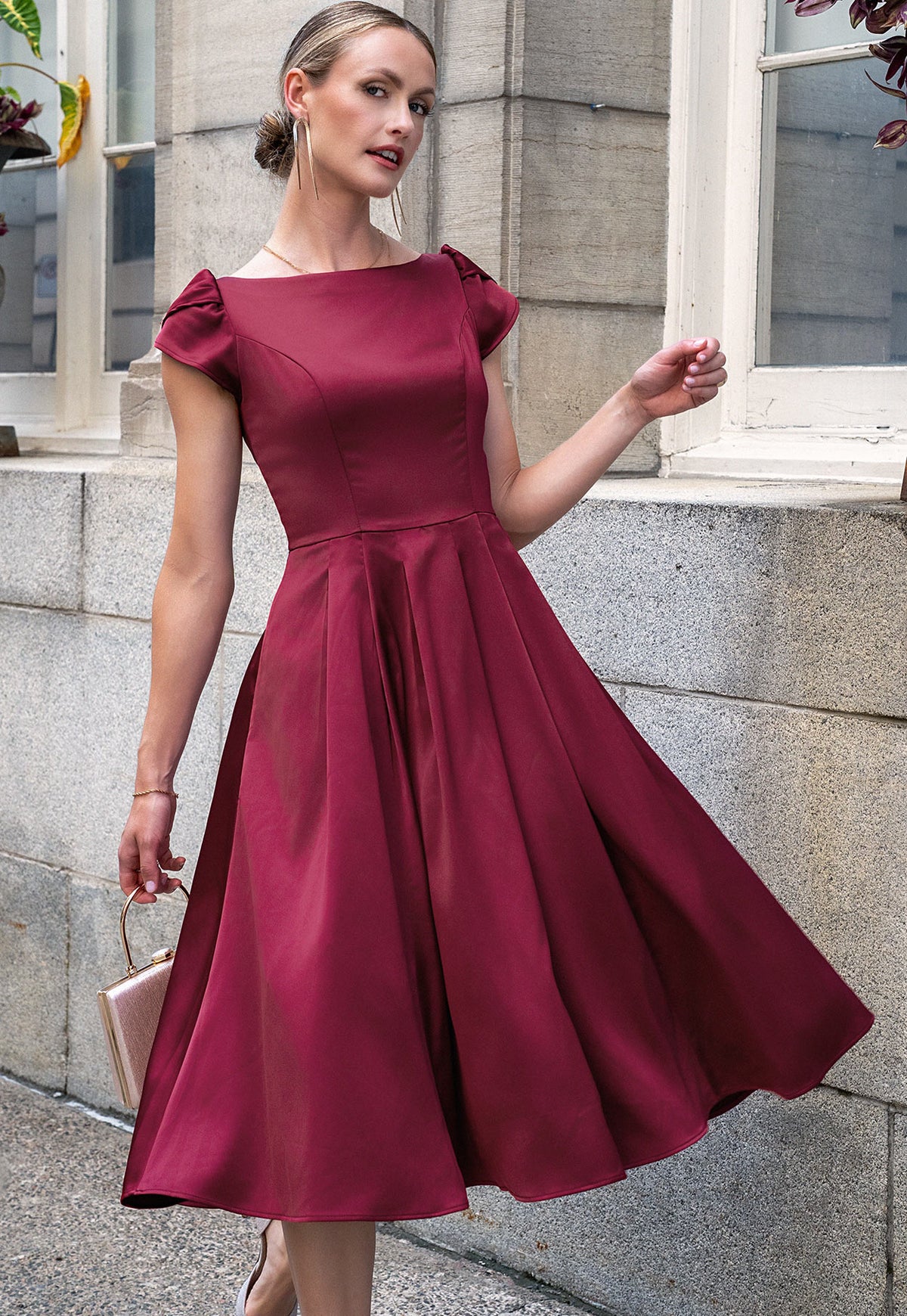 Marcela Cherry Red Dress