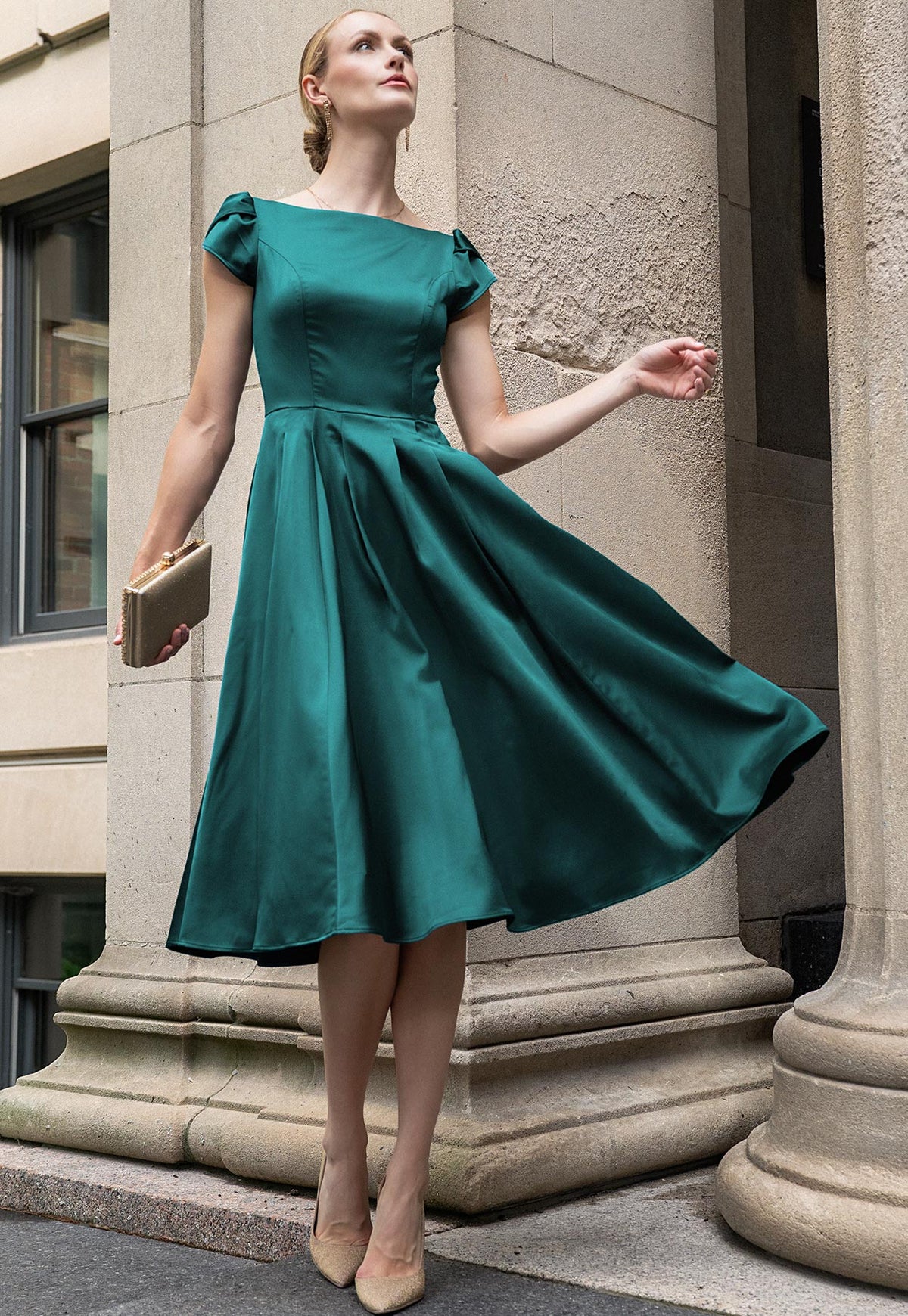 Marcela Green Dress
