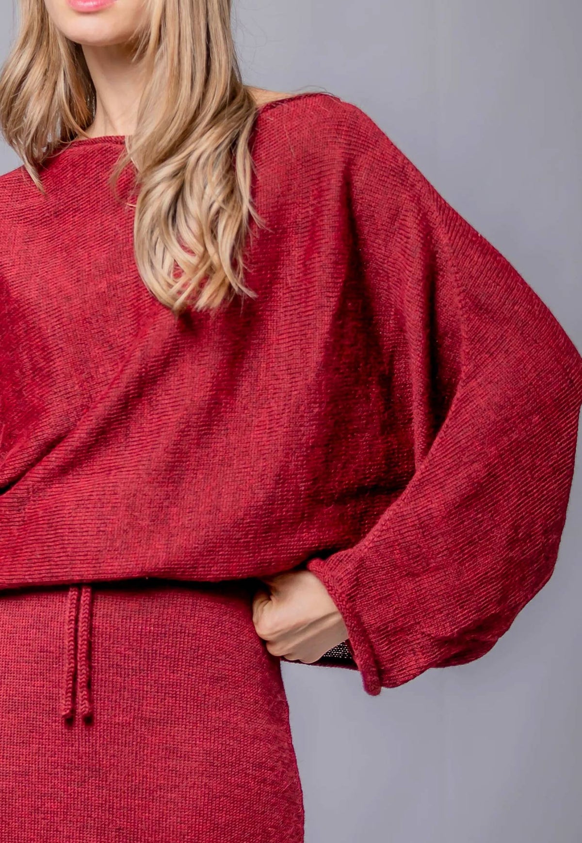 Nova Asymmetrical Baby Alpaca Sweater
