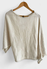 Nova Asymmetrical Baby Alpaca Sweater