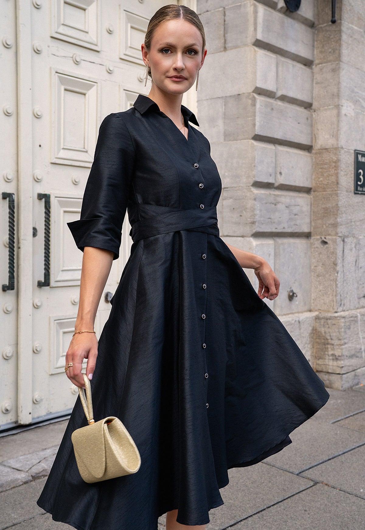 Rhita Black Dress