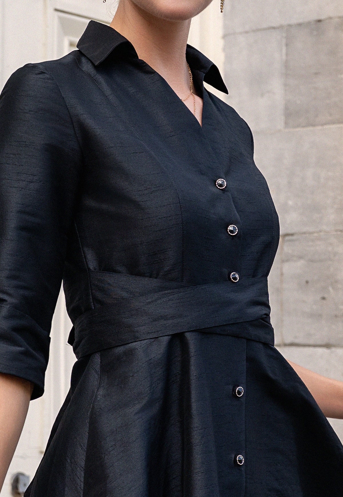 Rhita Black Dress
