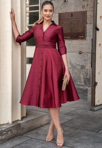 Rhita Cherry Red Dress