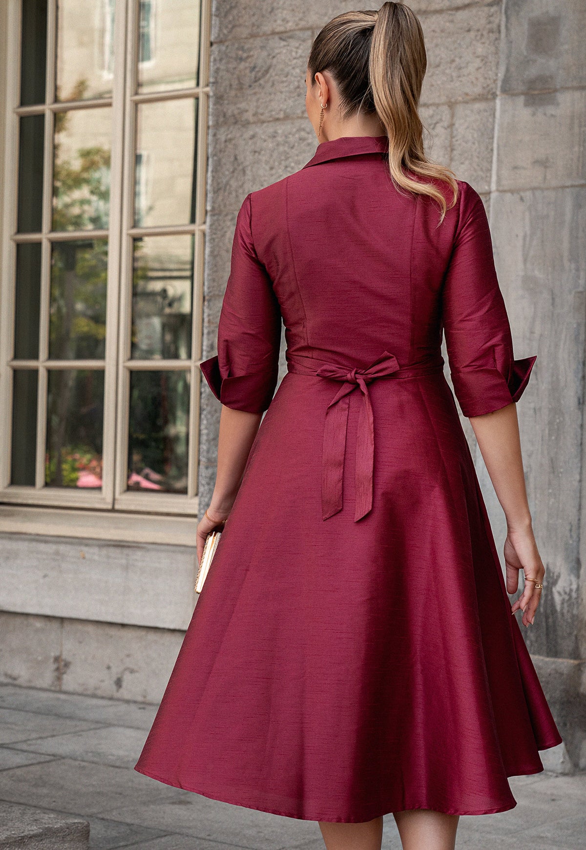 Rhita Cherry Red Dress