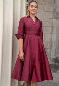 Rhita Cherry Red Dress