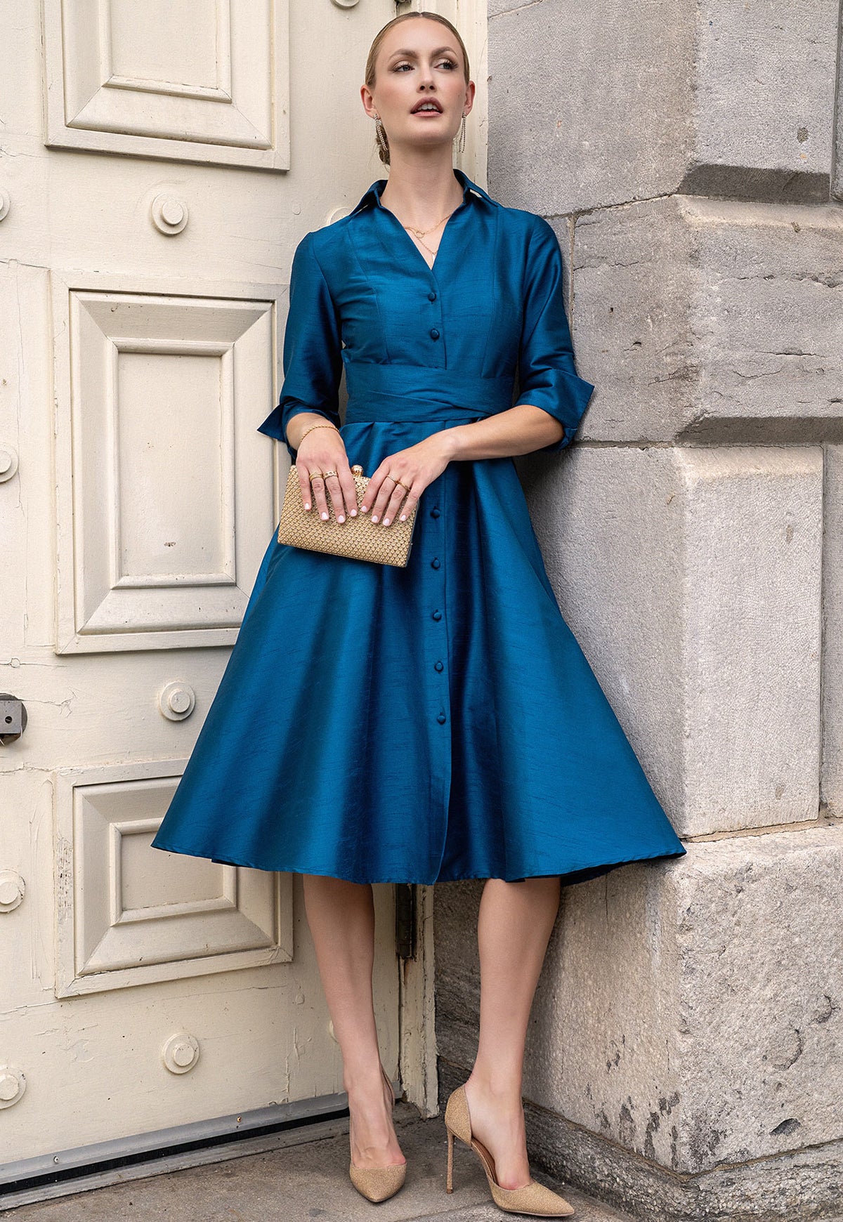 Rhita Turquoise Dress