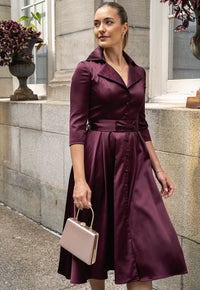 Samara Burgundy Dress